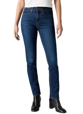 Pantalón vaquero Levis 312 slim denim oscuro para mujer