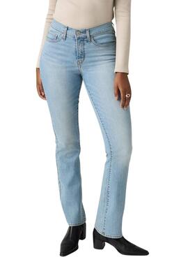 Pantalón vaquero Levis 315 boot cut denim claro para mujer