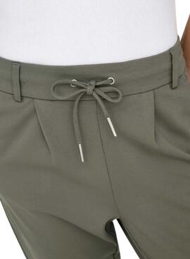 Pantalón Only Poptrash verde para mujer