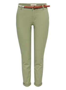 Pantalón Only Biana verde para mujer