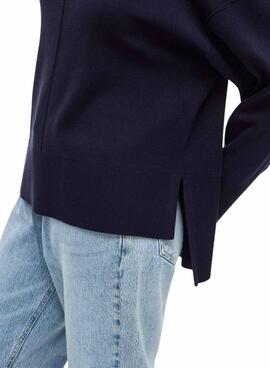 Jersey Vila Viostria azul marino para mujer