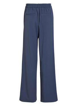Pantalón Vila Vivarone azul para mujer