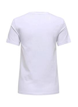 Camiseta Only Teddy Cool blanco para mujer