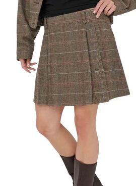 Falda Only Ricca marrón para mujer