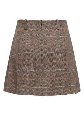 Falda Only Ricca marrón para mujer