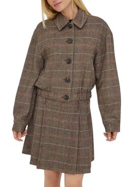 Falda Only Ricca marrón para mujer