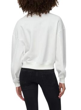 Sudadera Only Emily Girls blanco para mujer