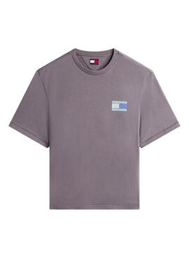 Camiseta Tommy Jeans 90S gris para hombre