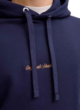 Sudadera Jack and Jones Norrebo azul marino para hombre