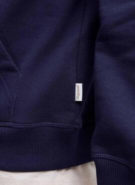 Sudadera Jack and Jones Norrebo azul marino para hombre