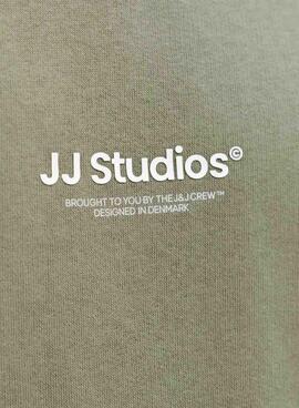 Sudadera Jack and Jones Soho verde para hombre