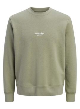Sudadera Jack and Jones Soho verde para hombre