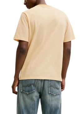 Camiseta Jack and Jones Blualves amarillo para hombre