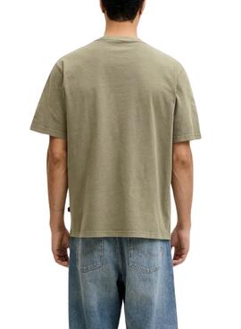 Camiseta Jack and Jones Bluaiden verde para hombre
