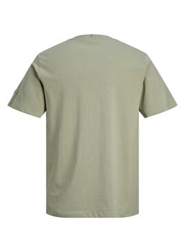 Camiseta Jack and Jones Catskills verde para hombre
