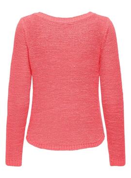 Jersey Only Geena coral para mujer