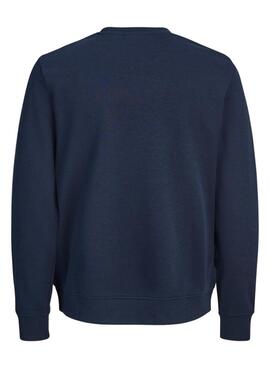 Sudadera Jack and Jones Devin azul marino para hombre