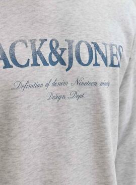 Sudadera Jack and Jones Devin gris para hombre
