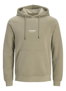 Sudadera Jack and Jones Soho verde para hombre