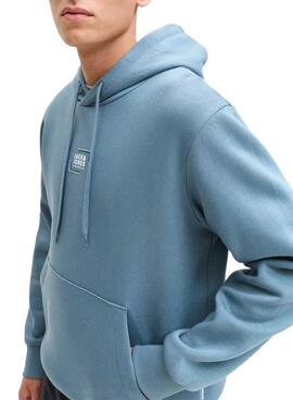 Sudadera Jack and Jones Corp azul para hombre