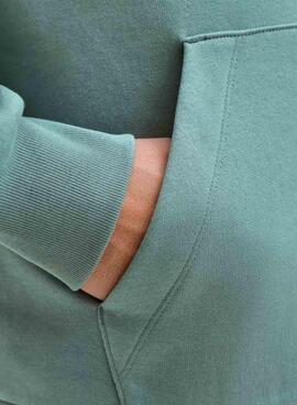 Sudadera Jack and Jones Corp turquesa para hombre