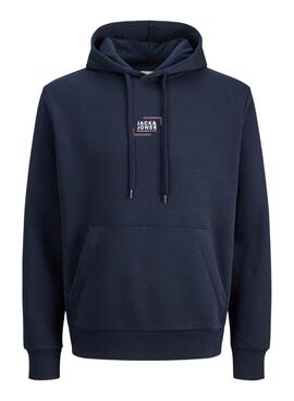 Sudadera Jack and Jones Corp marino para hombre