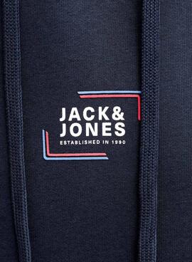 Sudadera Jack and Jones Corp marino para hombre