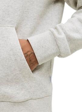 Sudadera Jack and Jones Corp gris para hombre