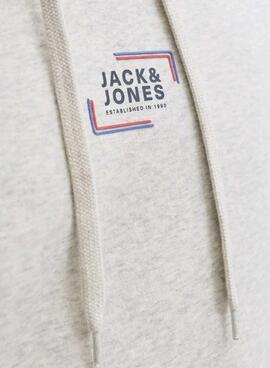 Sudadera Jack and Jones Corp gris para hombre