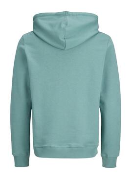 Sudadera Jack and Jones Rain turquesa para hombre