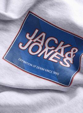 Sudadera Jack and Jones Rain gris para hombre