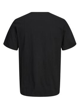 Camiseta Jack and Jones Rain negro para hombre