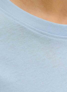 Camiseta Jack and Jones Rain azul para hombre