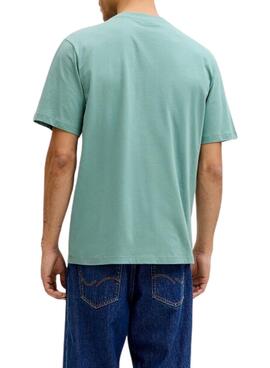 Camiseta Jack and Jones Rain turquesa para hombre