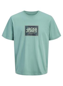 Camiseta Jack and Jones Rain turquesa para hombre