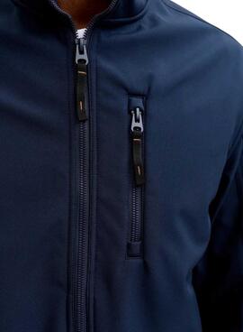 Cazadora Jack and Jones Parker azul para hombre