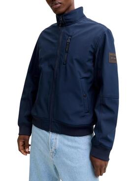 Cazadora Jack and Jones Parker azul para hombre
