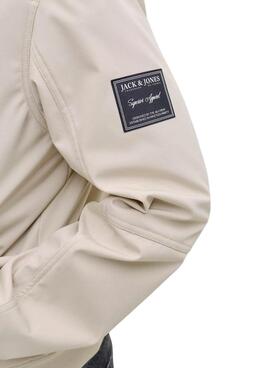 Cazadora Jack and Jones Parker beige para hombre
