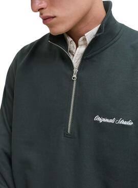 Sudadera Jack and Jones Norrebro verde para hombre