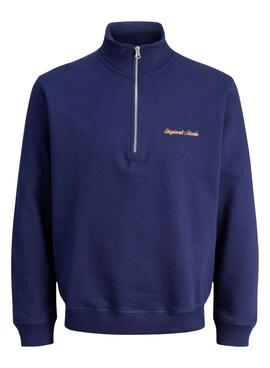 Sudadera Jack and Jones Norrebro azul para hombre