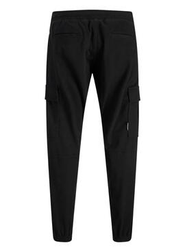 Pantalón cargo Jack and Jones Kane Dylan negro para hombre