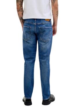 Pantalón vaquero Jack and Jones Clark azul para hombre