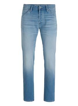 Pantalón vaquero Jack and Jones Mike denim claro para hombre