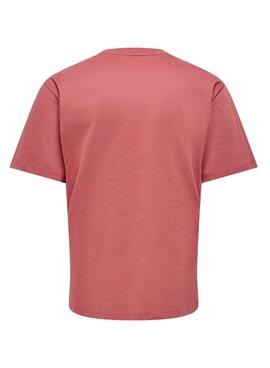 Camiseta Only and Sons Fred coral para hombre