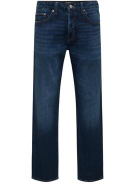 Pantalón vaquero Only and Sons Sedge denim oscuro para hombre