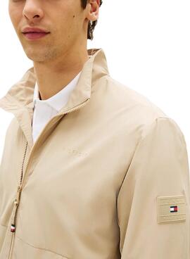 Cazadora Tommy Hilfiger Branded beige para hombre