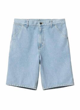 Bermudas Carhartt Single Knee carpenter denim claro para hombre