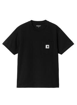 Camiseta Carhartt Pocket negro para mujer