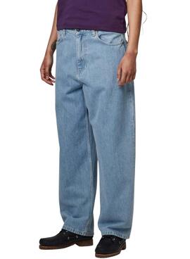 Pantalón vaquero Carhartt Brandon denim claro para mujer