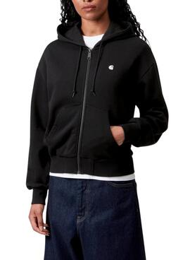 Sudadera Carhartt Casey negro para mujer